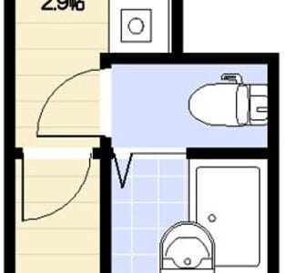 1K Apt with Separate BT in Hatsudai W21 001