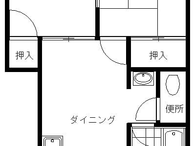2DK Room Sharing OK Apt in TANASHI R73 101