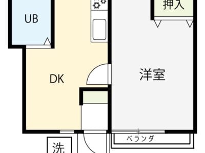 1DK Apt Close to Station in Mukohara W97 101