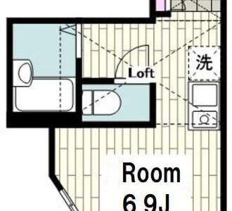 1R Loft Apt in Myorenji W15 001