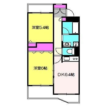 2DK Apt with 2 Balconies in Saginuma R94 1016