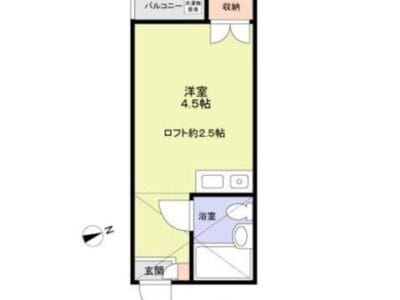 1R Loft Apt in CHITOSEFUNABASHI F90 001