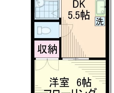 1DK Apt with Separate BT in KamiKitazawa F81 101