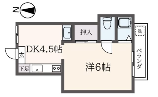1DK Apt with Washlet in Sakurajosui W70 100