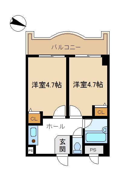 〇2K Room Sharing OK Apt in Kamoi R96 101