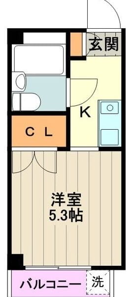 1R Apt with FREE Internet in NishiTachikawa F86 102