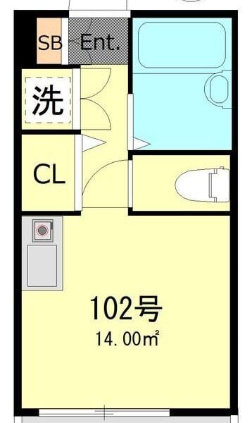 1R Apt with Washlet in KitaAyase W17 001