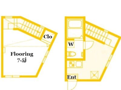 1DK Koganecho NOKey$ Loft W24001