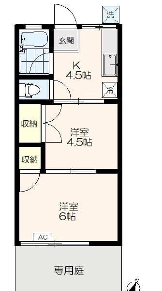 2K Room Sharing OK Apt in Tanashi F79 100