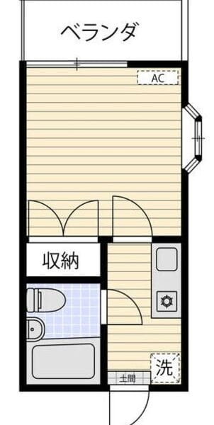 1K Apt on Top Floor in YonoHommachi W91 101