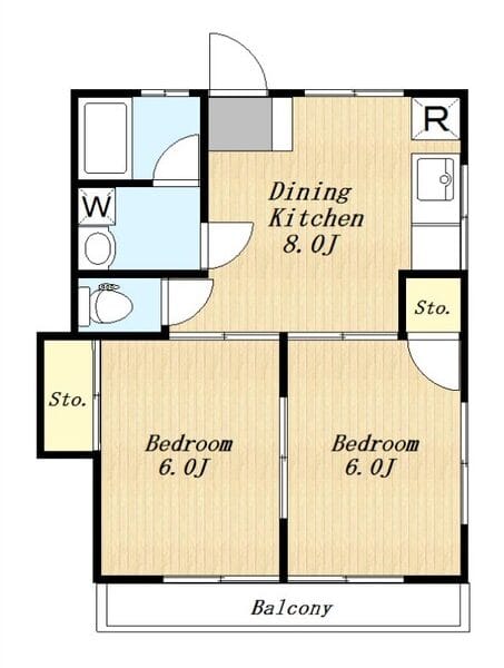 2DK Pet OK Apt in TamaPlaza W85 1015