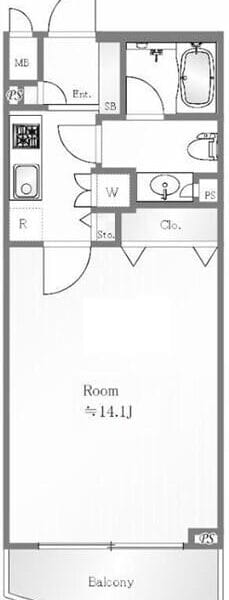 1K Daikanyama StudentOK R00 100