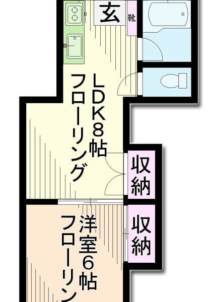 1LDK Pet OK Apt in Hachimanyama W72 101
