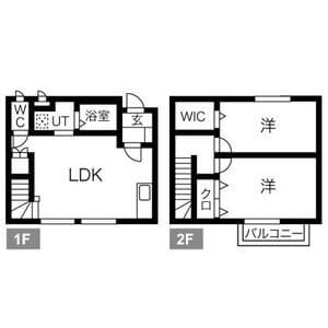 Hashimoto / 2LDK / NODep Maisonette / W17015
