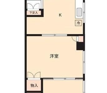 2K Corner Room Apt in Kitasenju F87 001