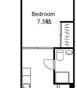1DK Apt with FREE Internet in RokaKoen R73 000