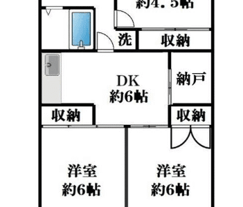 3DK Pet OK Apt with FREE Rent in Miyamaedaira R86 000