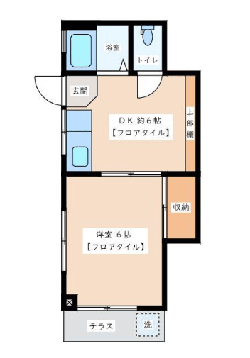 1DK Apt Close to Station in Hachimanyama F75 101