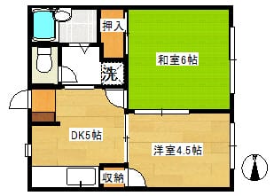 2DK Myorenji NOKey$ TopFloor W90101