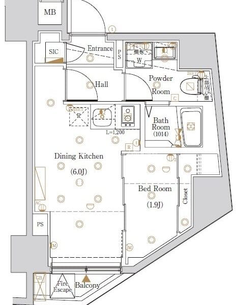 1DK Iriya NOKey$ PetOK R24100