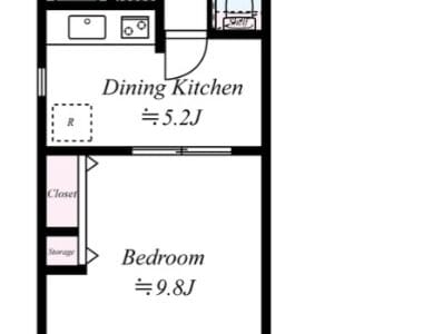 1DK Koganecho NODep PetOK R06010