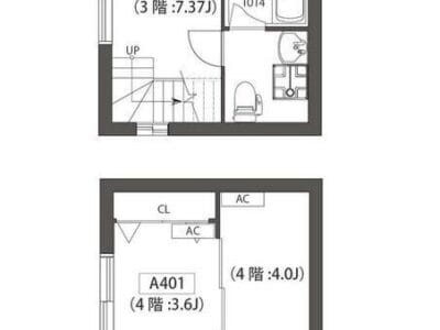 2DK Numabukuro Maisonette PetOK R22115